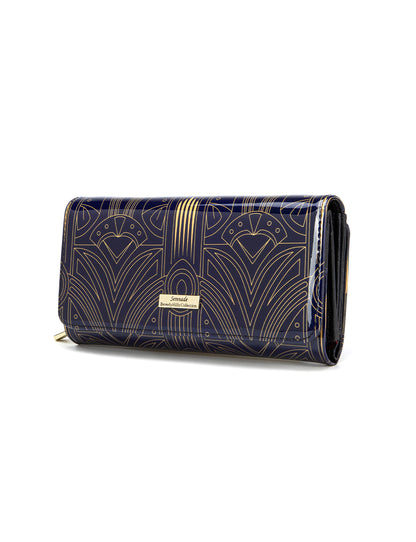 GATSBY LARGE  PATENT LEATHER WALLET WITH RFID- WSF5201- NEW IN