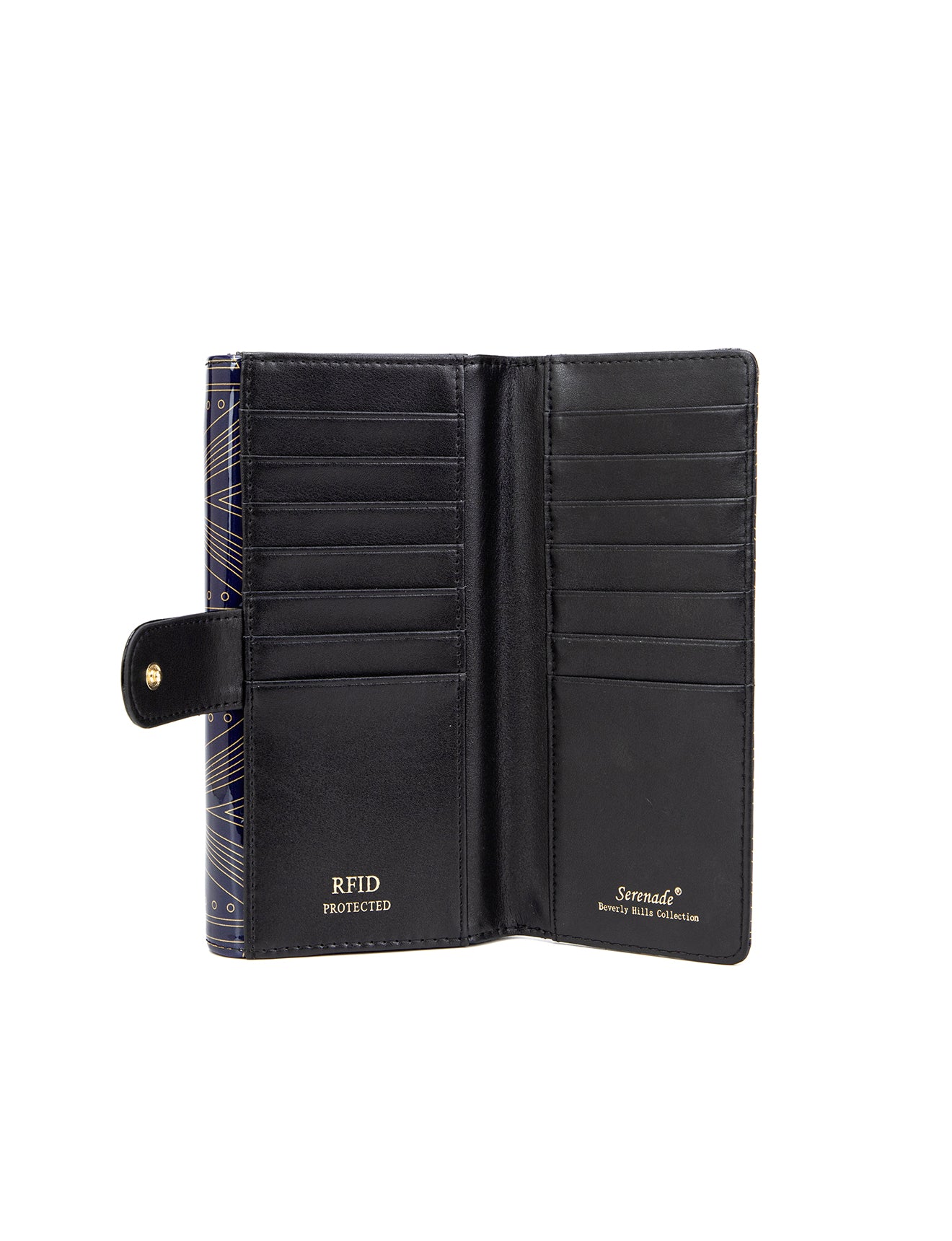 GATSBY LARGE  PATENT LEATHER WALLET WITH RFID- WSF5201- NEW IN