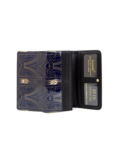GATSBY LARGE  PATENT LEATHER WALLET WITH RFID- WSF5201- NEW IN