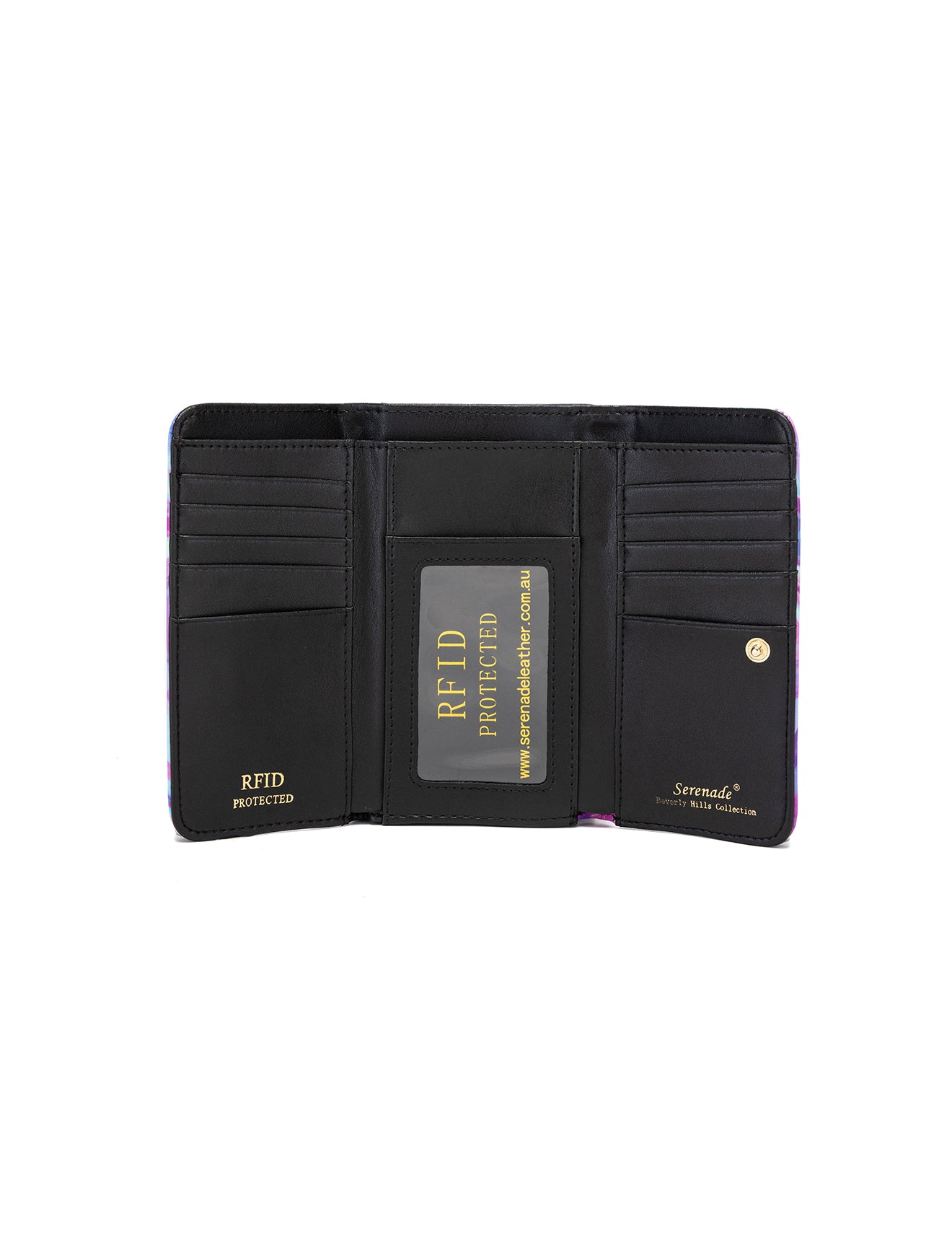 AURORA MEDIUM PATENT LEATHER WALLET WITH RFID - SPRING PASTELS