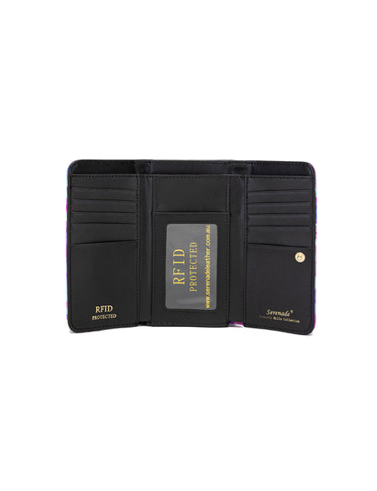 AURORA MEDIUM PATENT LEATHER WALLET WITH RFID - SPRING PASTELS