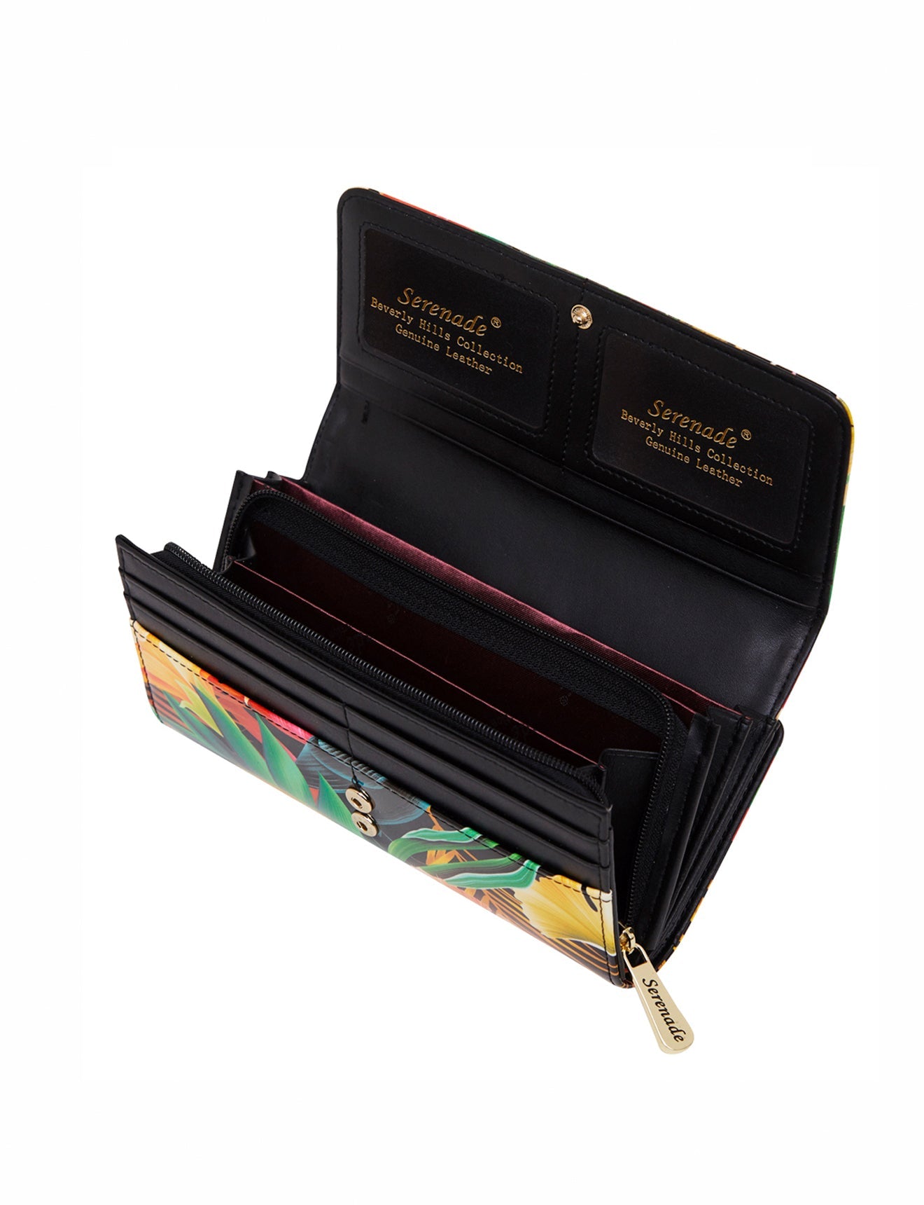 TOUCAN LGE RFID PATENT LEATHER WALLET- WSN3401-SALE