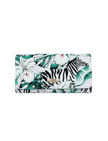 ZEBRA LARGE LEATHER RFID WALLET- WSN4501- SALE