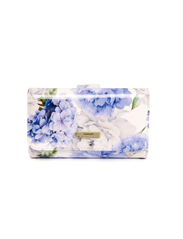 PEONY MED LEATHER RFID WALLET- WSN5202- SALE