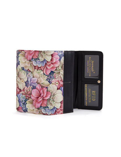 ANGELIQUE LARGE LEATHER RFID WALLET-WSN5701- *