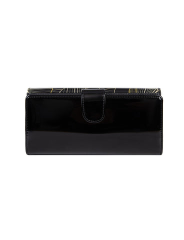 YASMIN LARGE  PATENT LEATHER WALLET WITH RFID- WSN6801- SALE