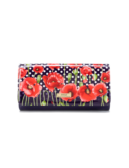 POPPY LARGE LEATHER RFID WALLET-WSN7901