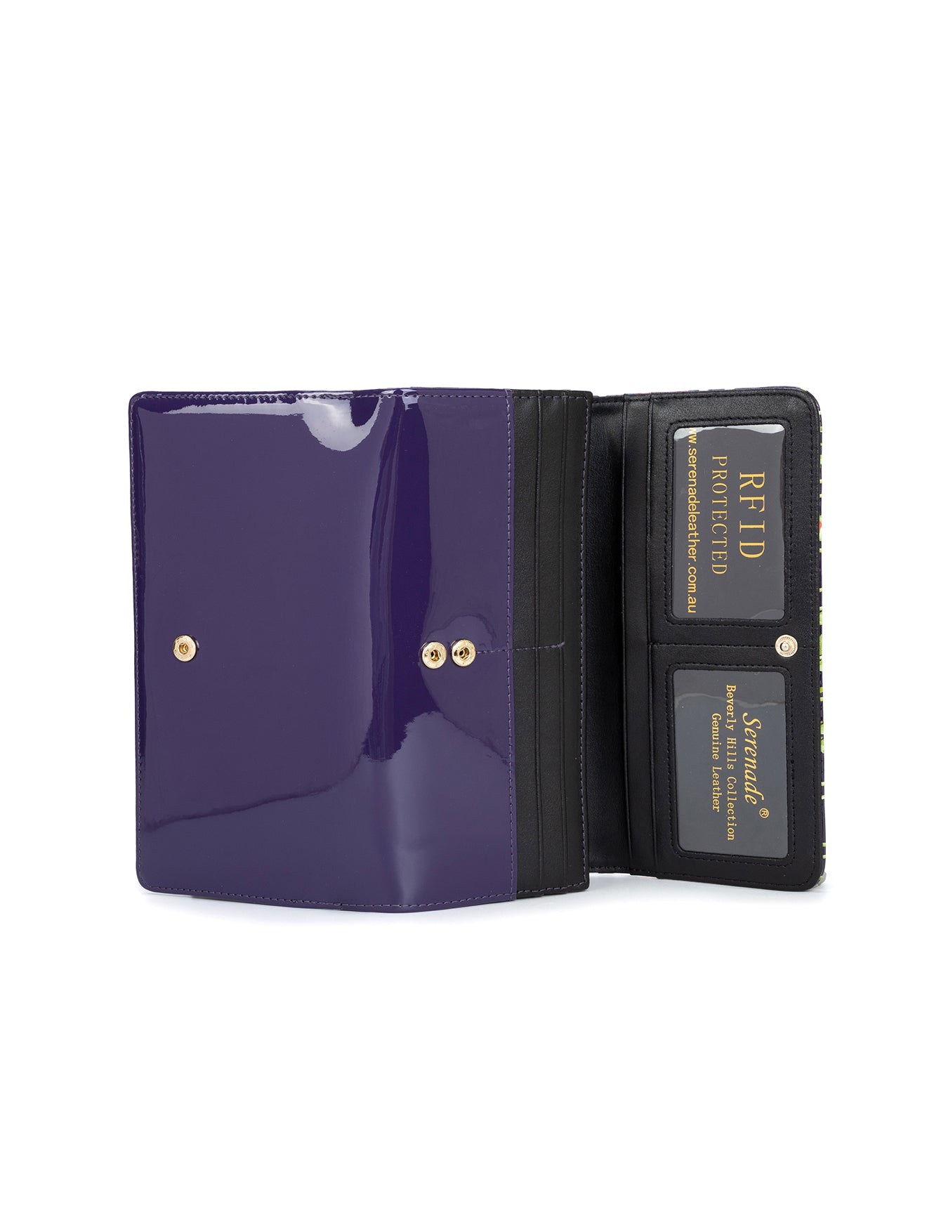 POPPY LARGE LEATHER RFID WALLET-WSN7901