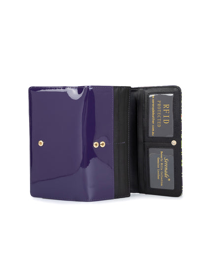 POPPY LARGE LEATHER RFID WALLET-WSN7901