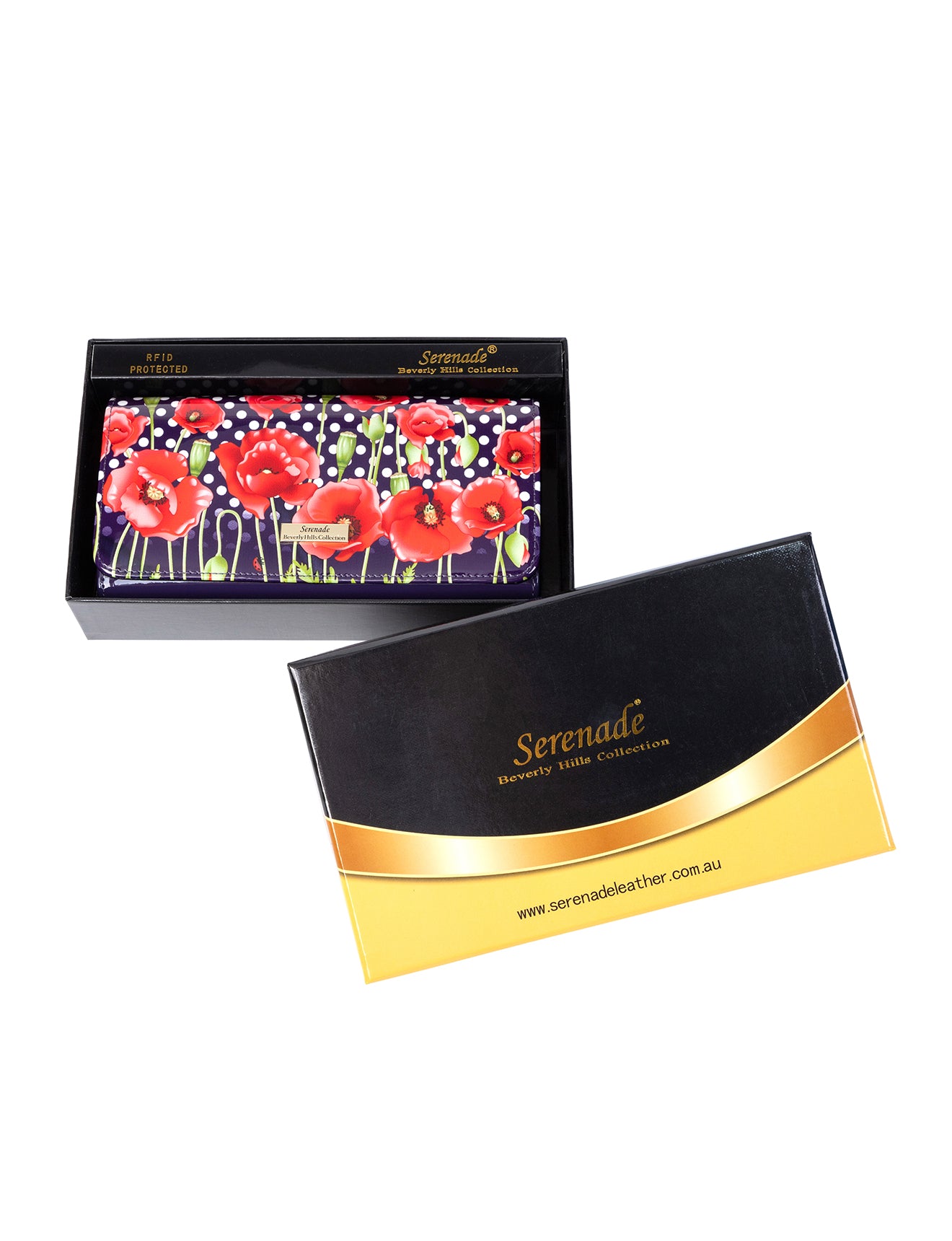 POPPY LARGE LEATHER RFID WALLET-WSN7901