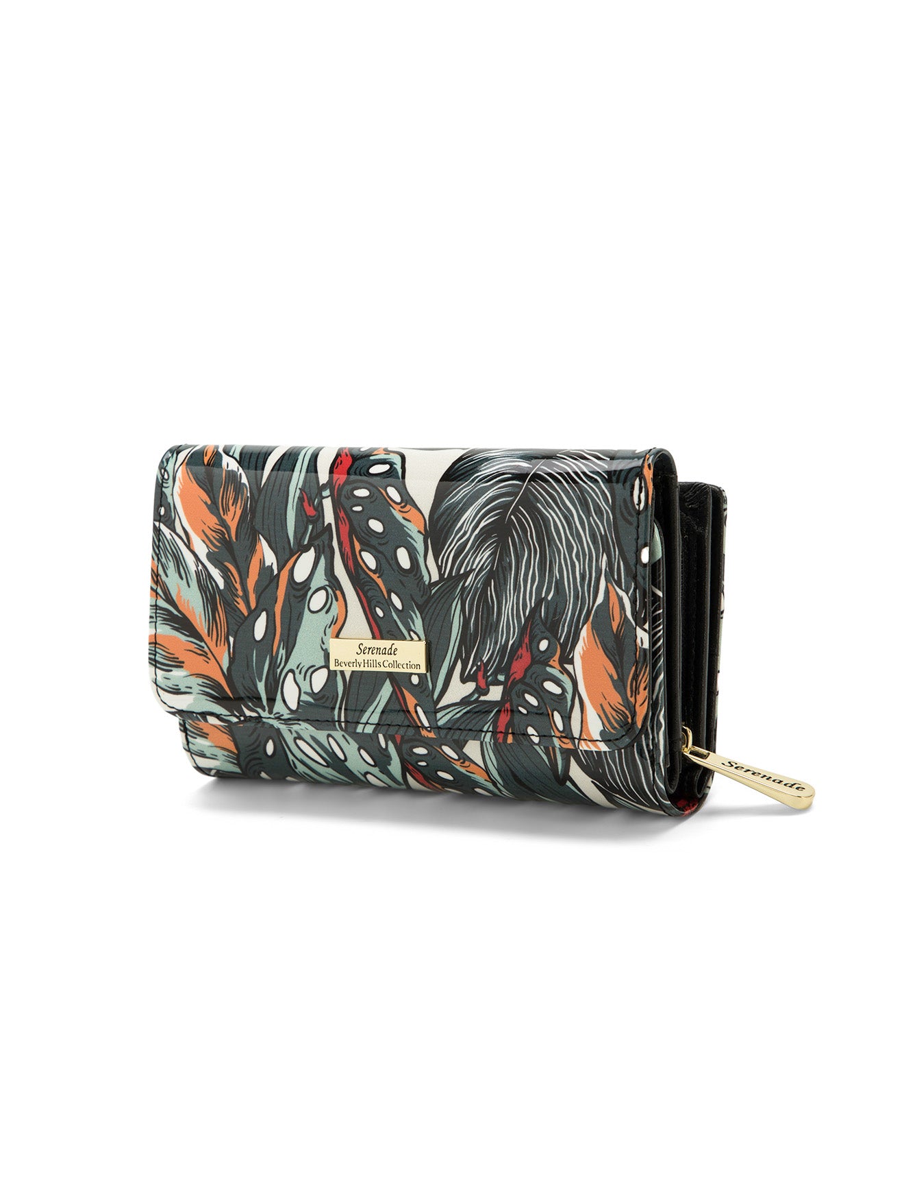 PHYLLIS MED LEATHER RFID WALLET-WSN8202