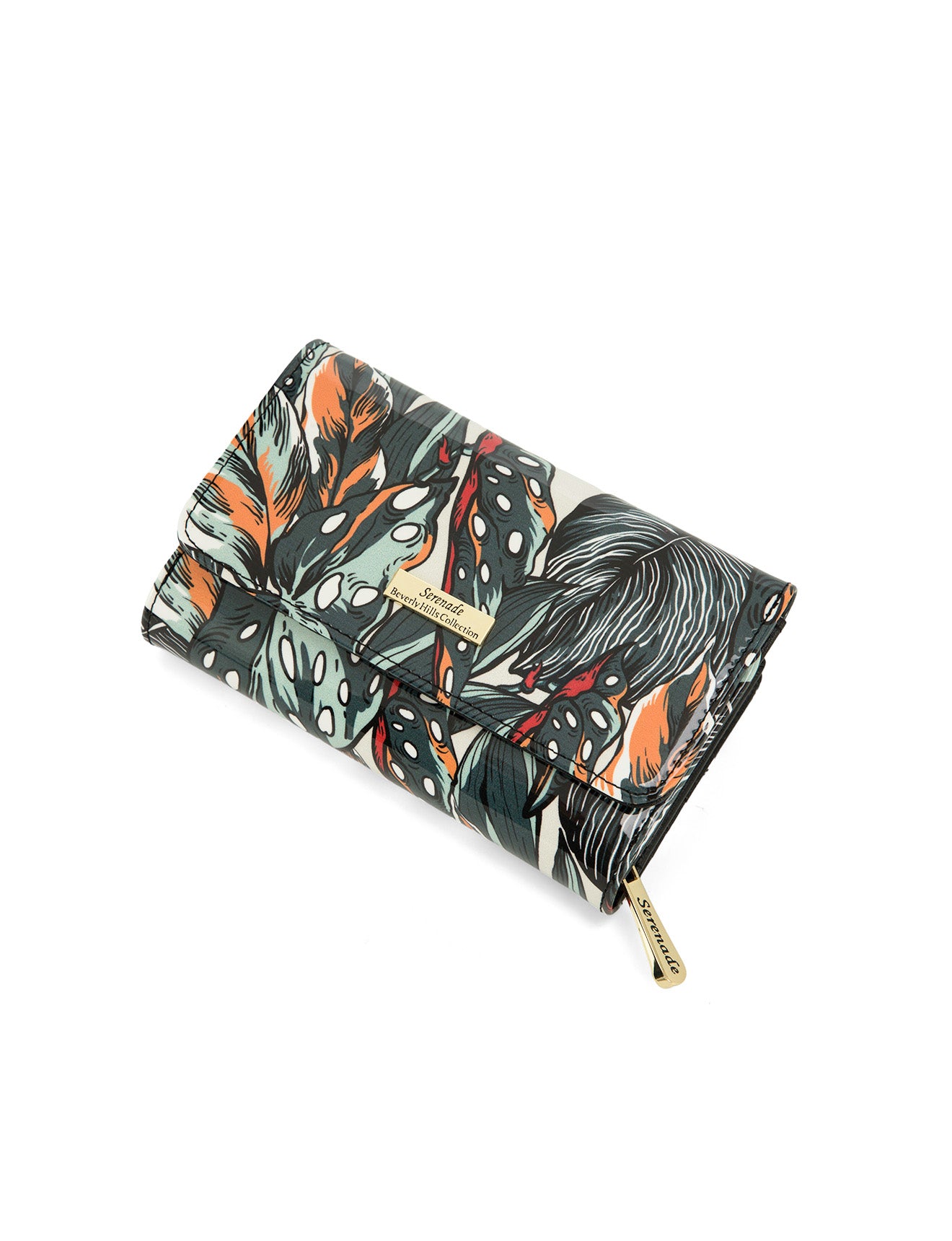 PHYLLIS MED LEATHER RFID WALLET-WSN8202