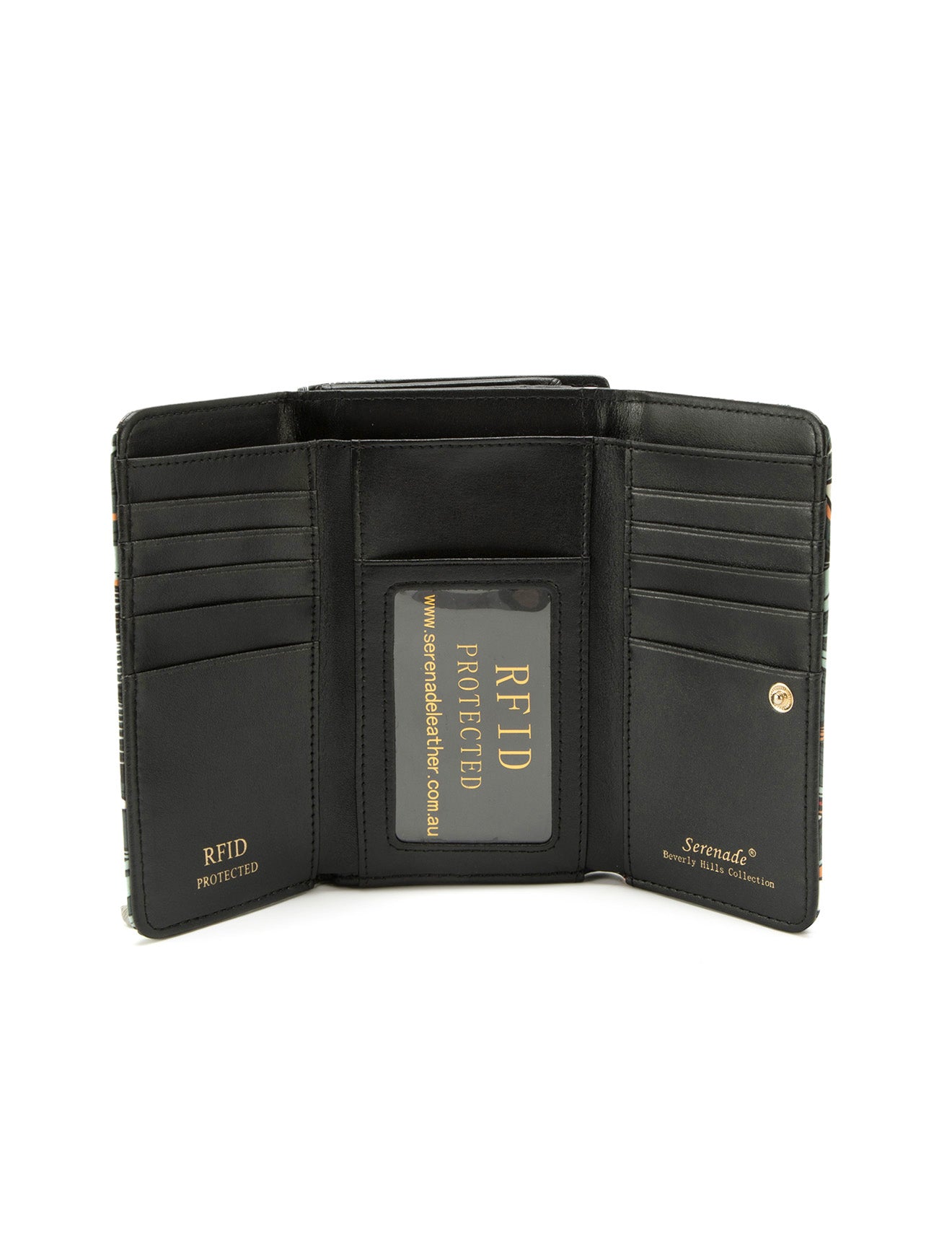 PHYLLIS MED LEATHER RFID WALLET-WSN8202