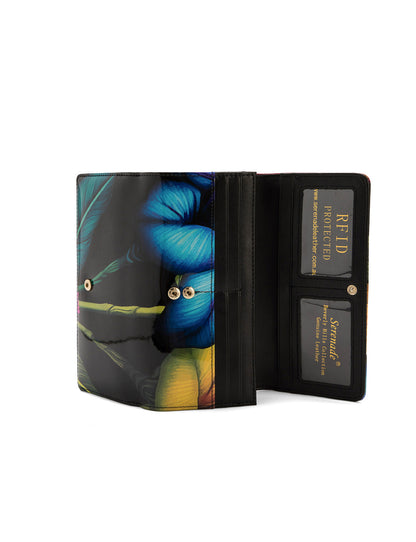 MILA LARGE LEATHER RFID WALLET-WSN8401