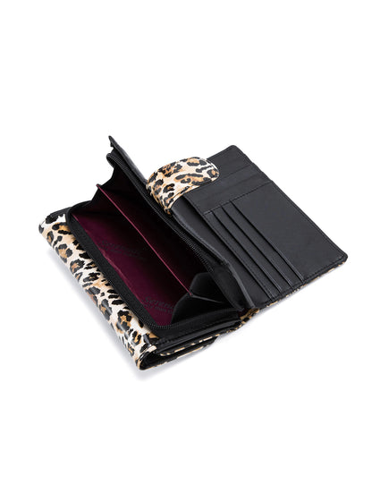WILD CAT MED LEATHER RFID WALLET- WSN8802