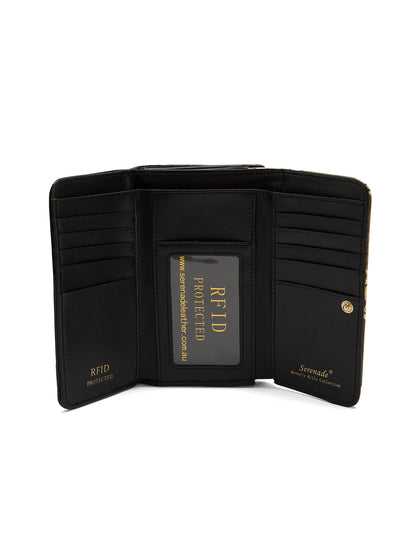 VERONA MED LEATHER RFID WALLET-WSN9002
