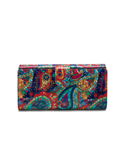 PAIGE LARGE LEATHER RFID WALLET- WSN9301