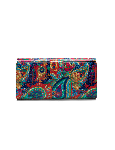PAIGE LARGE LEATHER RFID WALLET- WSN9301