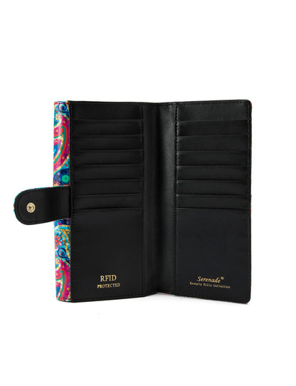 PAIGE LARGE LEATHER RFID WALLET- WSN9301