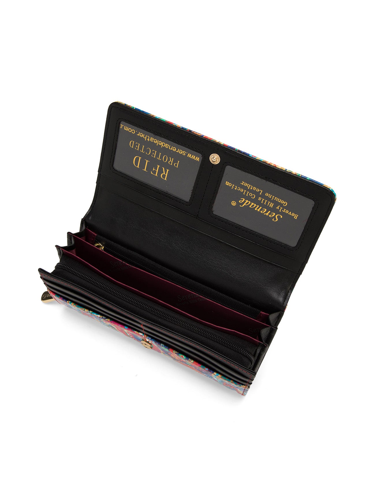 PAIGE LARGE LEATHER RFID WALLET- WSN9301