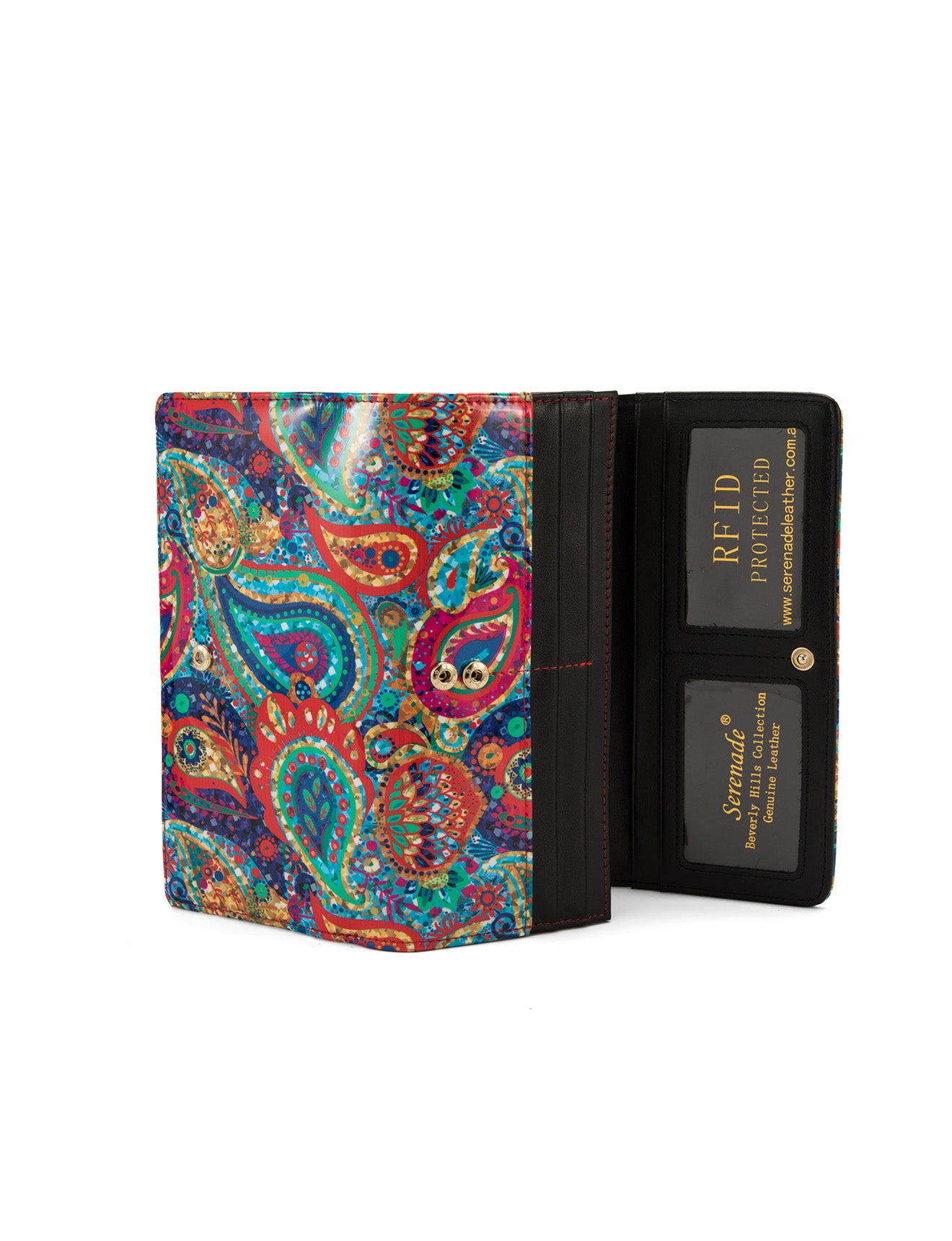 PAIGE LARGE LEATHER RFID WALLET- WSN9301