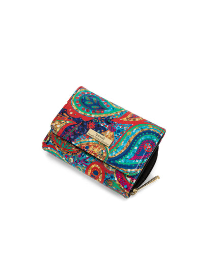 PAIGE SMALL LEATHER RFID WALLET- WSN9303