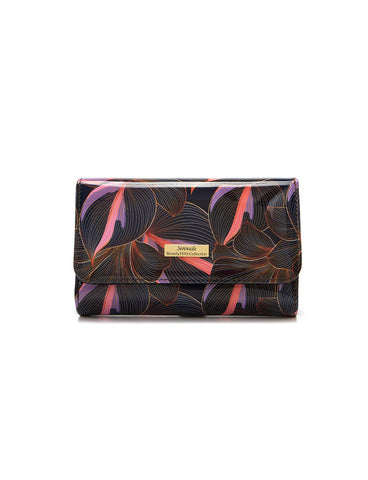 AMAL MEDIUM PATENT LEATHER WALLET WITH RFID- WSN9502- NEW IN