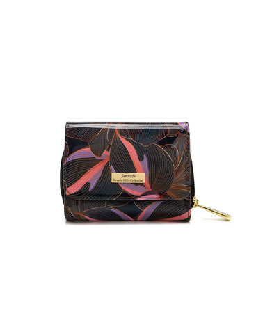 AMAL SML PATENT LEATHER WALLET WITH RFID- WSN9503- NEW IN