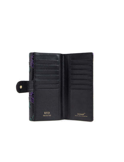 VINCENT LGE RFID HAND PAINTED LEATHER WALLET- WSN9801