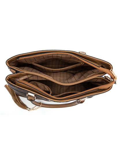 EMMALINE VEGAN BAG- XB-2340-TAN
