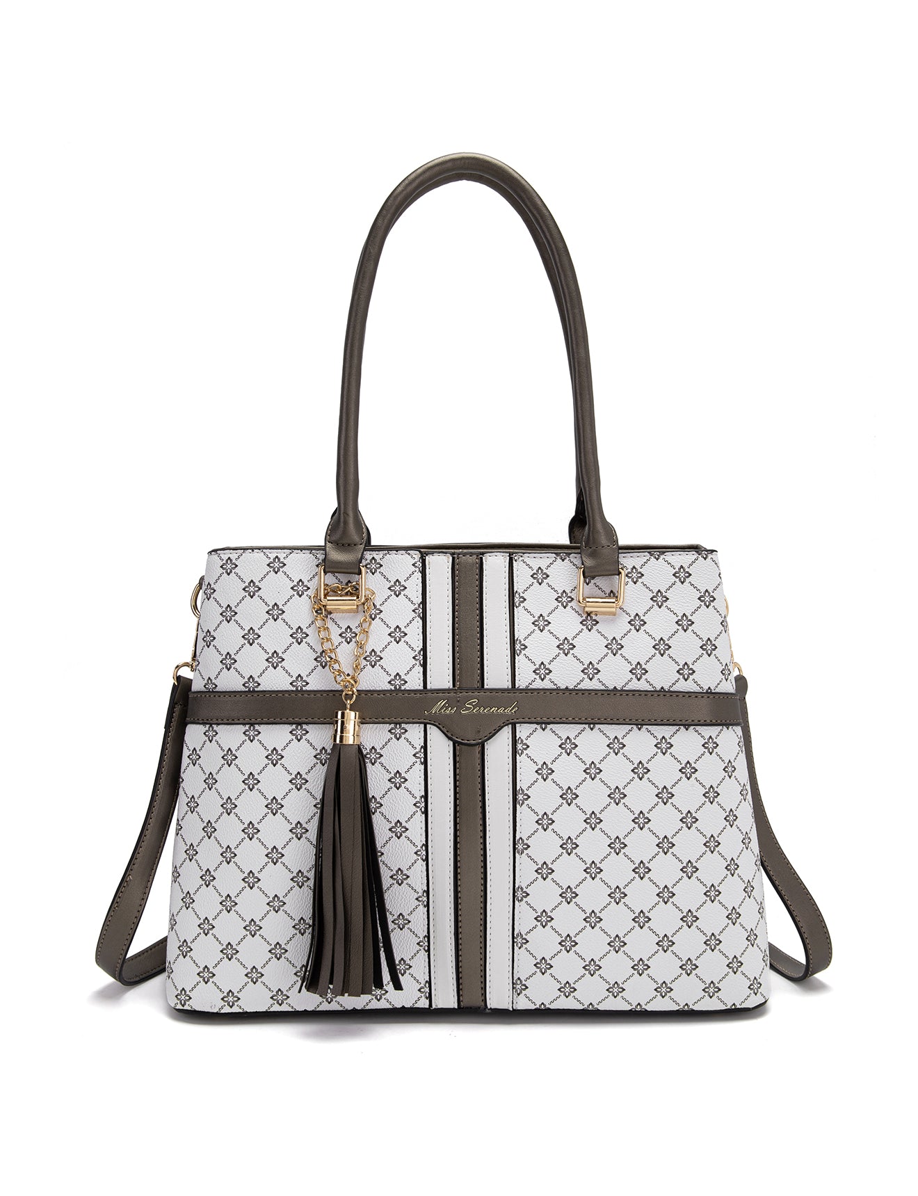 EMMALINE VEGAN BAG- XB-2340-WHT