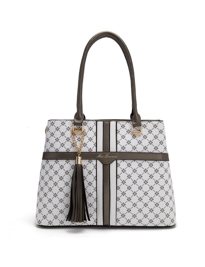 EMMALINE VEGAN BAG- XB-2340-WHT