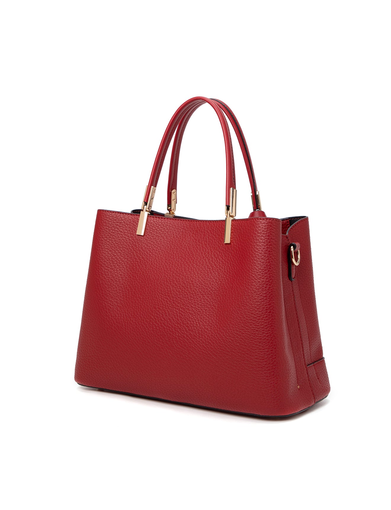 ASHER VEGAN TRIPLE COMPARTMENT BAG- XB-2350-BUR