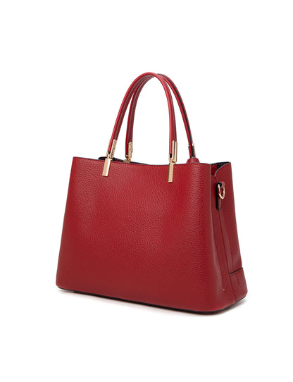 ASHER VEGAN TRIPLE COMPARTMENT BAG- XB-2350-BUR