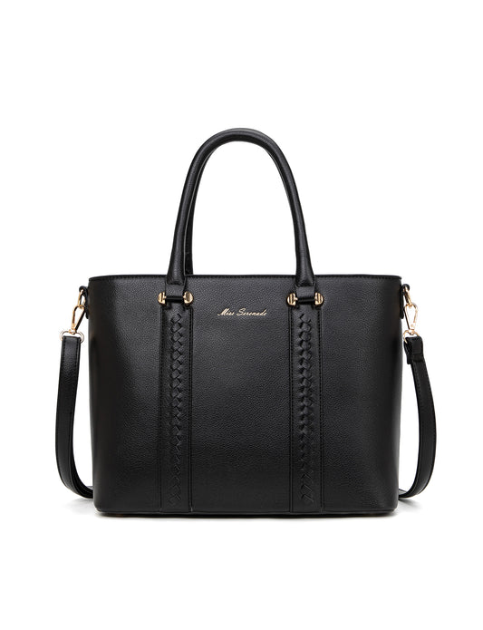 GABI ECO VEGAN TOTE BAG- XB-2353-BLK- SALE