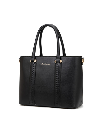 GABI ECO VEGAN TOTE BAG- XB-2353-BLK- SALE