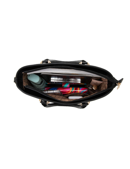 GABI ECO VEGAN TOTE BAG- XB-2353-BLK- SALE