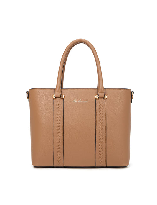GABI ECO VEGAN TOTE BAG- XB-2353-CAM-SALE