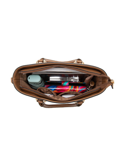 GABI ECO VEGAN TOTE BAG- XB-2353-CAM-SALE