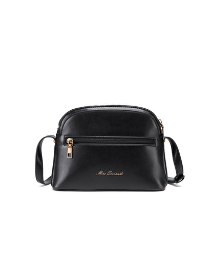 LYLA ECO EMBROIDERED VEGAN XBODY BAG-XB-2354-BLK