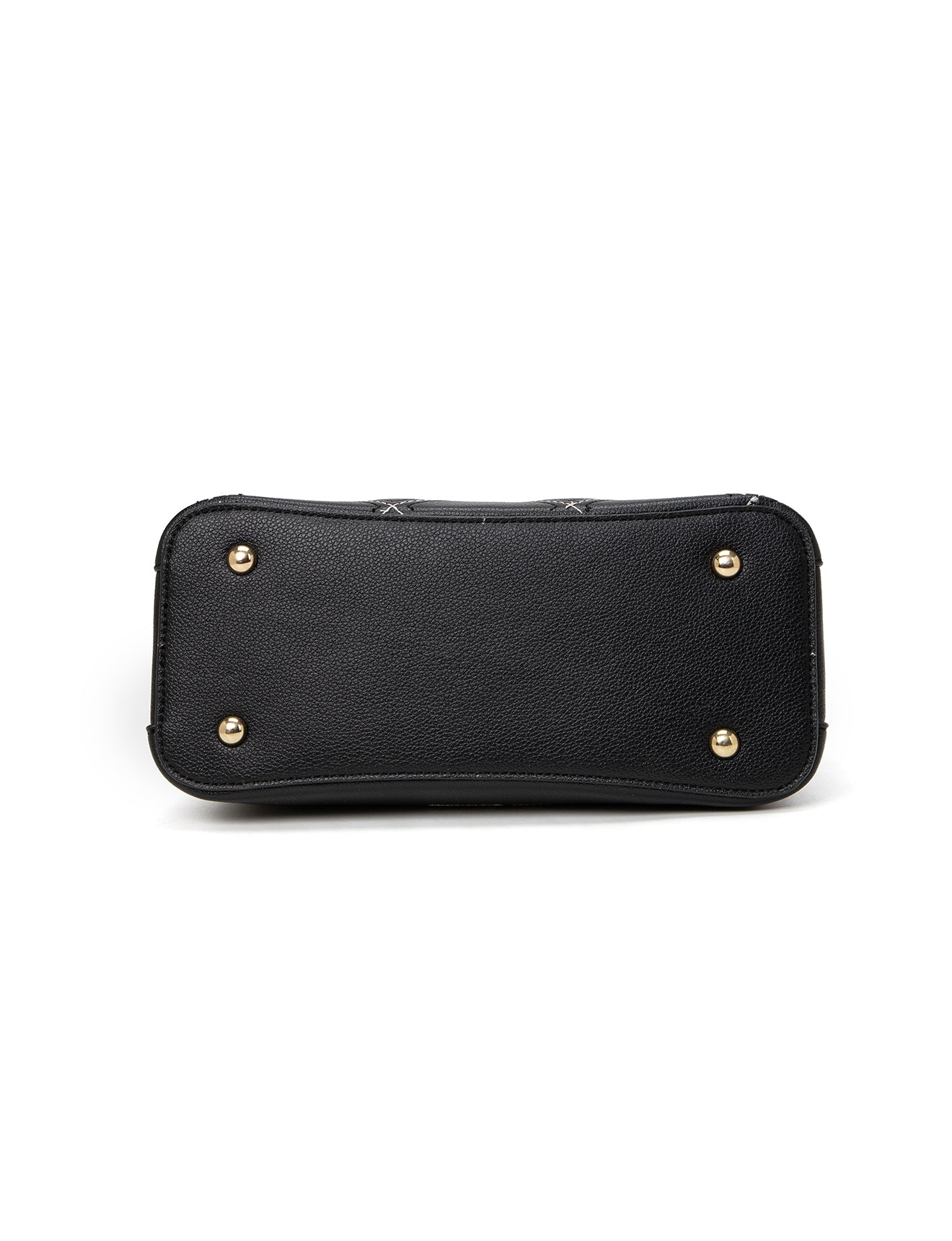 LIV ECO VEGAN TRIPLE COMPARTMENT BAG- XB-2355-BLK