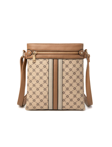 MADDY VEGAN XBODY BAG- XB-2358-BEI- NEW IN