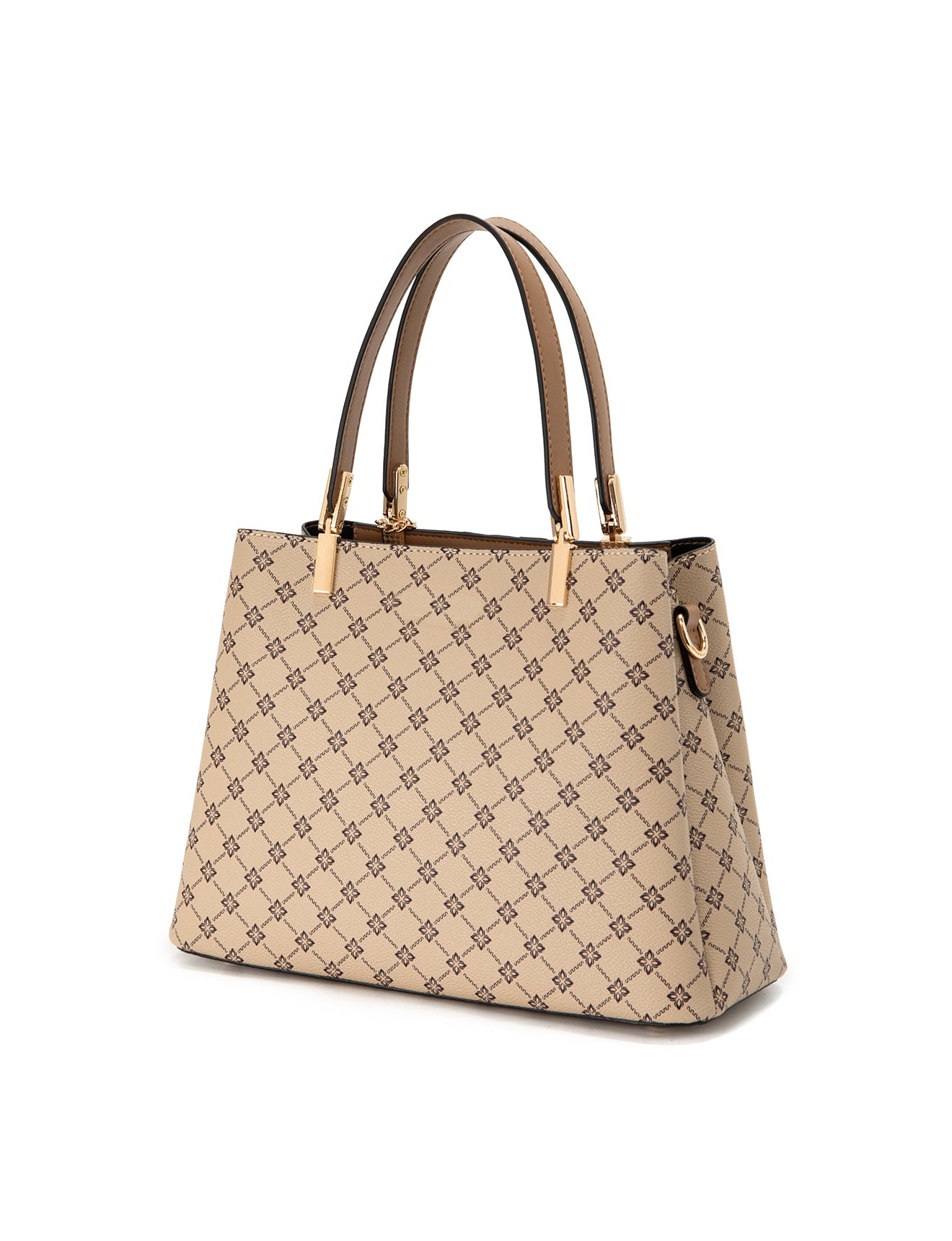 MCKINLEY VEGAN TRIPLE COMPARTMENT BAG- XB-2359-BEI