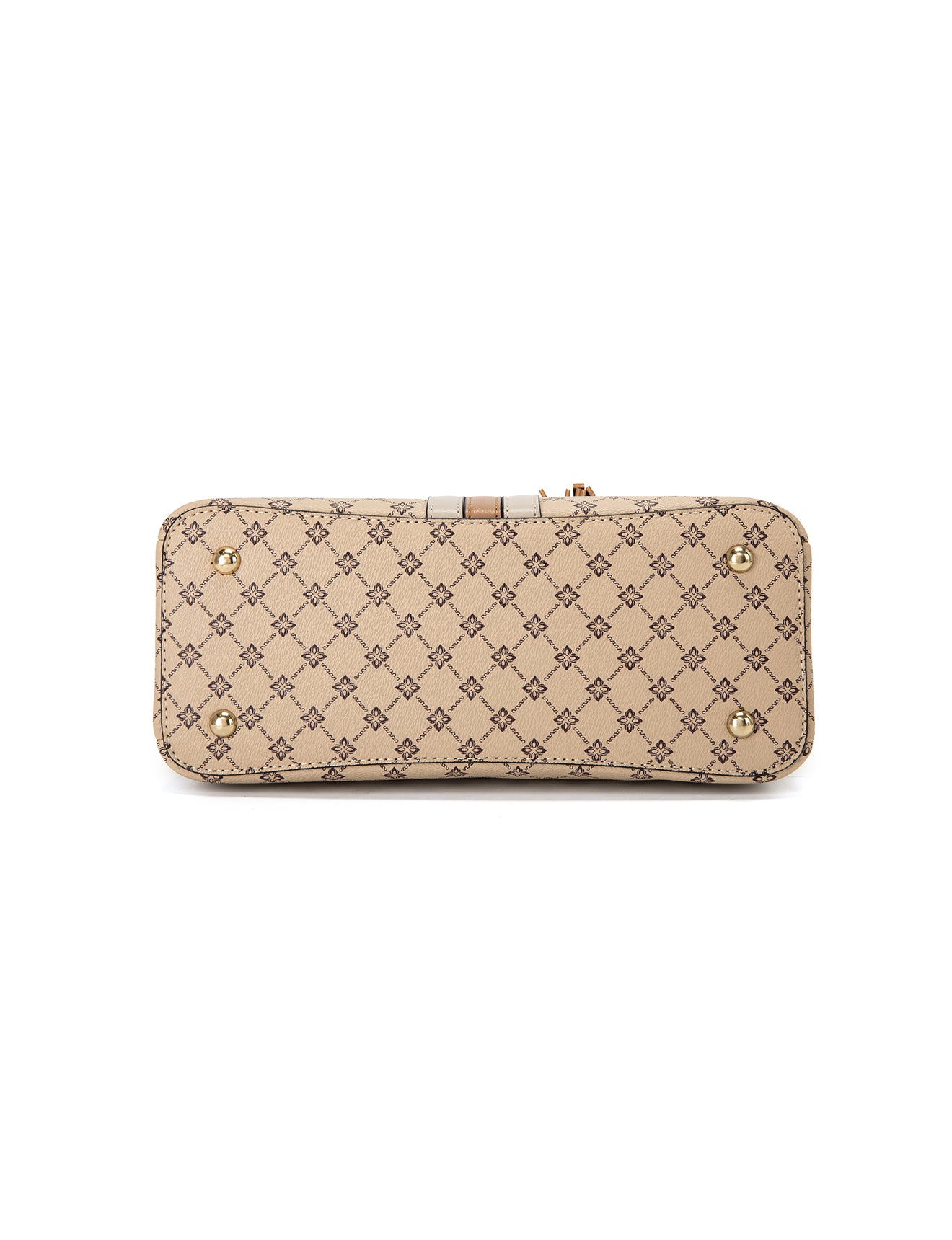 MCKINLEY VEGAN TRIPLE COMPARTMENT BAG- XB-2359-BEI