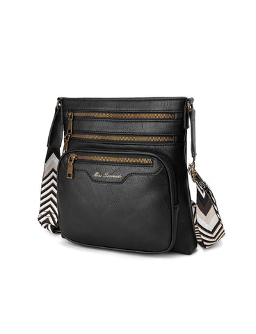 JAYLA VEGAN XBODY BAG- XB-2360-BLK- NEW IN