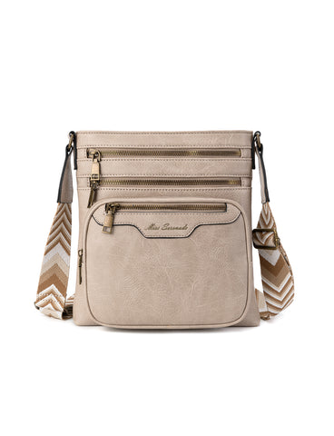 JAYLA VEGAN XBODY BAG- XB-2360-TAUPE- NEW IN