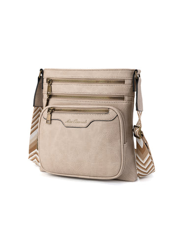 JAYLA VEGAN XBODY BAG- XB-2360-TAUPE- NEW IN