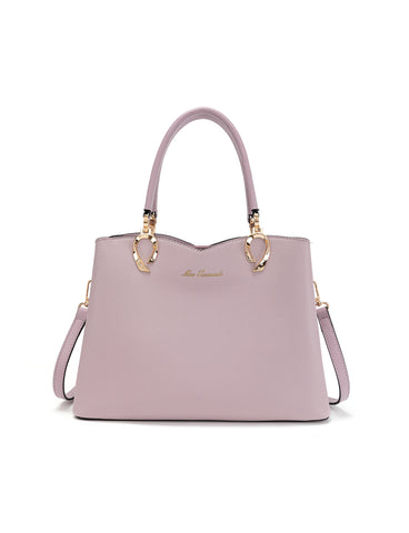 CHARMYN VEGAN TRIPLE COMPARTMENT BAG- XB-2366-LILAC- NEW IN