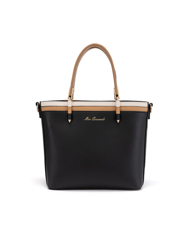 CATHERINE VEGAN TONAL VEGAN BAG- XB-2367-BLK- NEW IN