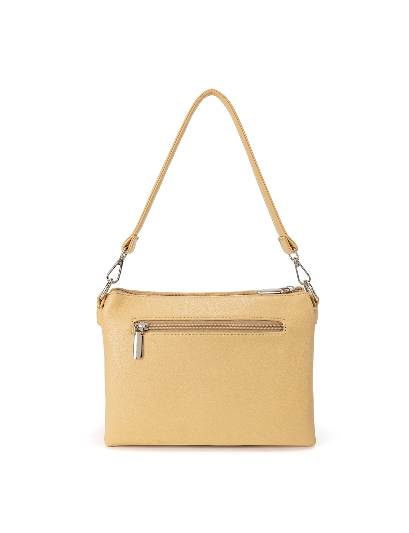 NATASHA MULTICOMPARTMENT VEGAN XBODY BAG - BUTTER YELLOW